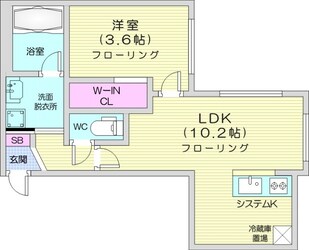 中島公園駅 徒歩20分 4階の物件間取画像